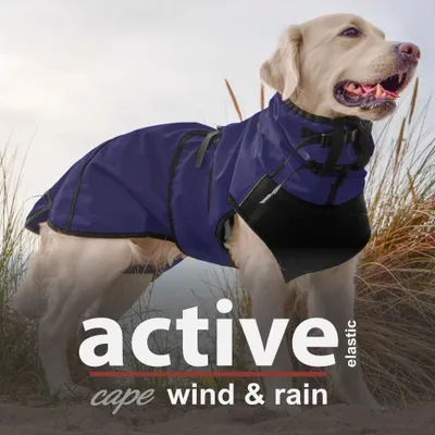 Produktbild von Active Cape Elastic Wind & Rain dark blue L (68cm)