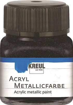 Produktbild von Kreul 77285 Acrylfarbe Black 20 ml