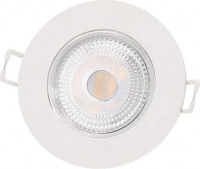 Image de Spot LED Encastrable Étanche Rond 5W Blanc - Blanc Chaud 2300K - 3500K