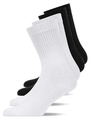 Produktbild von Sportsocken für Männer und Frauen (4-Pack) Crew Tennis