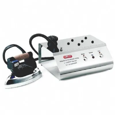 Produktbild von Dampfbügelstation mit Edelstahlgehäuse – Hoher Dampfdruck für große Wäschemengen – Bügelstation mit Edelstahlboiler – Lelit PS25