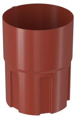 Obrázek produktu pro BRYZA Spojka svodu pozinkovaná Ø 100 mm, Cihlově červená RAL 8004