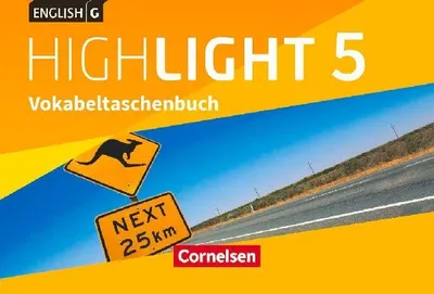 Produktbild von English G Highlight Band 5: 9. Schuljahr- Hauptschule - Vokabeltaschenbuch