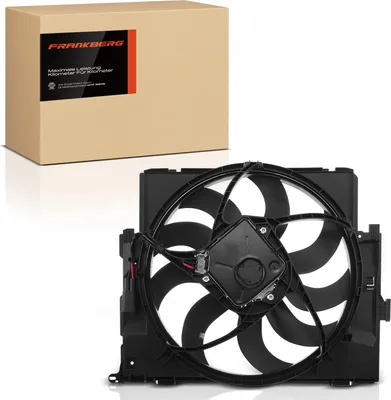 Obrázok produktu pre Frankberg 1x ventilátor chladenia motora s rámom ventilátora chladiča BMW F20 F21 F22 F23 F30 F34 F36 316 318 320 418