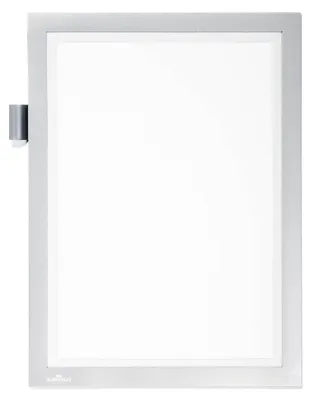 Produktbild von Magnetischer Info-Rahmen Duraframe (A4, offener Rahmen mit Stifthalter), 1 Stück, silber