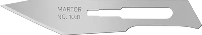 Produktbild von MARTOR 10 x SKALPELLKLINGE, Ersatzklingen Grafikmesser, Bastelmesser, Entgrater, 7,5 mm, Scharf, 1-fach Nutzbar, NR. 1031
