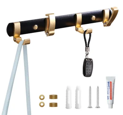 Obrázek produktu pro Nástěnná věšák - s 4 háčky na kabáty a doplňky
