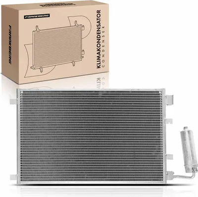 Imagen del producto de Condensador de aire acondicionado Frankberg, compatible con Nissan Qashqai +2 I J10, motor 1.6L, modelos de 2007 a 2014