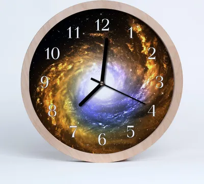Produktbild von Holzuhr 30fi cm wanduhr - Kosmos Kosmos