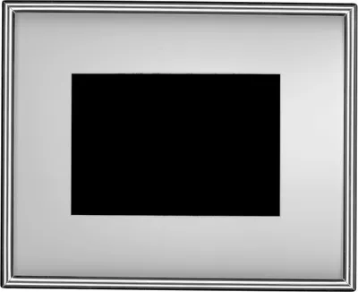 Image de Cadre photo Fink TAJO, dimensions 13x18 cm, verre, plaqué argent, métal, surface lisse, couleur argent, longueur 22,8 cm, largeur 27,9 cm, hauteur 2,7 cm, référence : 133198