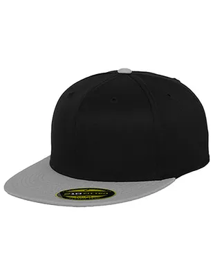 Produktbild von Urban Classics Flexfit Premium 210 Fitted 2-Tone Cap Trucker Basecap, Größe: S/M; Farbe: Black/Grey