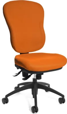 Produktbild von Topstar Bürostuhl Wellpoint 30 SY, 8060 BC4 orange, schwarz Stoff