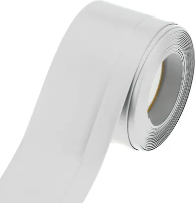 Produktbild von mako Weich-Sockelleiste selbstklebend Knick Profil 45 x15 mm  5m in weiß
