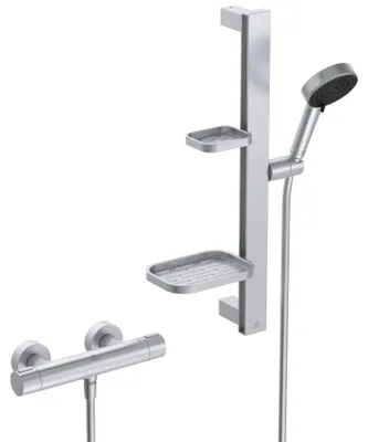 Productafbeelding van Ideal Standard Ceratherm ALU+ douchearmatuurset met thermostaat