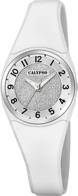 Produktbild von Calypso Kinderuhr | Analoguhr für Mädchen Kunststoff | weiß K5752/1