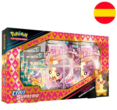 Produktbild von Spanish Pokemon Morpecko V Union Trading Card Game box