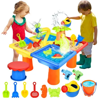 Produktbild von Sandwassertisch, 4-in-1, für Außenbereich