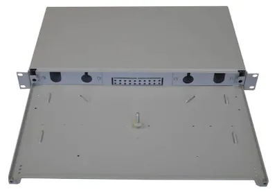 Image de bac optique 19" 24xSC simplex avec cassette grise
