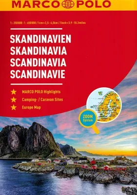 Produktbild von MARCO POLO Reiseatlas Skandinavien 1:250 000 / 1:650 000 mit Europa 1:4 500 000