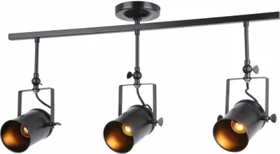 Zdjęcie produktu dla Lampa wisząca Gemma czarna 3xE27x40W metal wym:42x70x12cm IP20 Reality