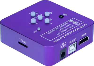 Obrázek produktu pro Rosfix Puppis Pink PRO KMPPP-HDMI-USB 51MP – Mikroskopická Kamera | 51MP Senzor, HDMI/USB Výstupy, 4K Záznam | Pro Přesnou Kontrolu