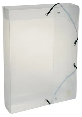 Produktbild von Exacompta Archivbox PP Crystal A4 Rücken 6 cm kristall