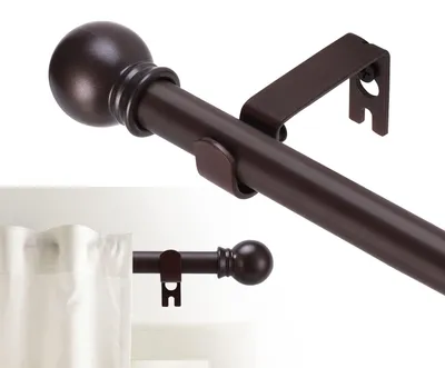 Immagine prodotto di Aste per tende per finestre, lunghezza da 81,2 a 157,5 cm, diametro 1,6 cm, materiale: metallo, da appoggio