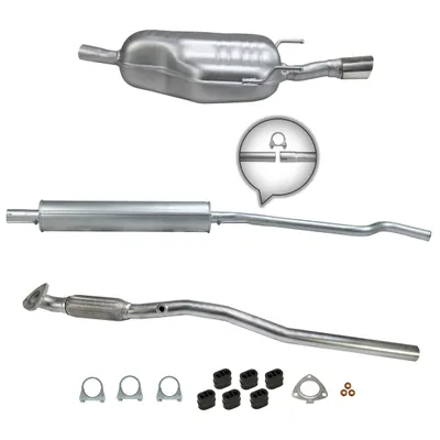 Produktbild von Komplette Auspuffanlage für Opel Astra H 1.6i Schrägheck/GTC ab 2006