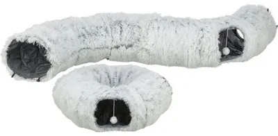 Produktbild von TRIXIE Spieltunnel Harvey - grau - ø 25 × 160 cm