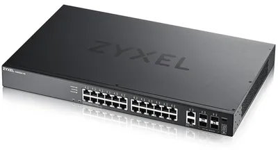 Zdjęcie produktu dla Zyxel XGS2220-30, Zarządzany, L3, Gigabit Ethernet (10/100/1000), Możliwości montowania w stelażu