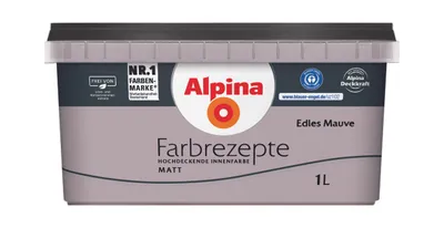 Produktbild von Alpina Farbrezepte Edles Mauve matt 1 Liter