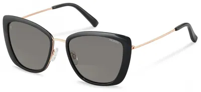 Produktbild von Rodenstock R3339 Black, rose gold 55/18/145 Damen Sonnenbrillen