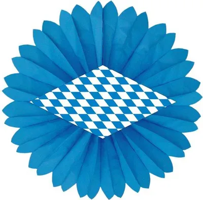 Produktbild von Dekofächer mit Bayrischer Raute 60 cm