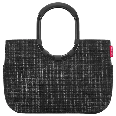 Zdjęcie produktu dla Reisenthel loopshopper L, Czarny, Poliester, Torba na zakupy, Wzór, 25 l, 460 mm