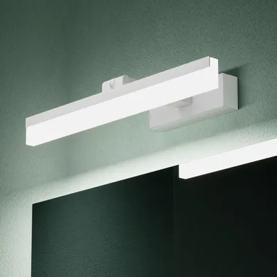 Produktbild von Mai & Mai Spiegelleuchte 40cm LED Badlampe | Spiegellampe, 6000K Badezimmer Lampe | 180° Drehbar Sandweiß 9W Luxaris