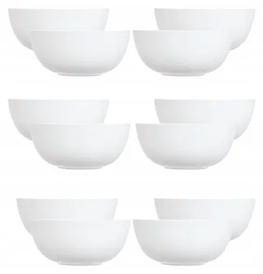 Obrázek produktu pro Luminarc DIWALI BÍLÁ Mísa na salát 21 cm tvrzené sklo