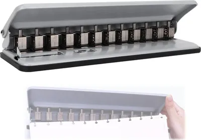Produktbild von Handgeführter Perforator für A4/B5/A5/A7 Papiere - 12-Gaats - 6-Blatt Kapazität