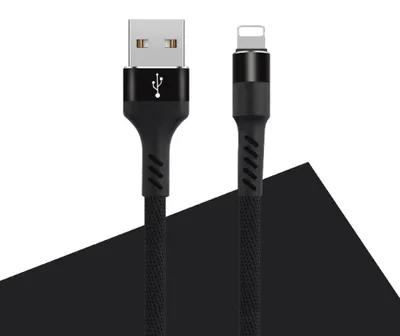 Zdjęcie produktu dla Kabel USB-Lightning Maxlife MXUC-01 1,0 m 2A nylonowy
