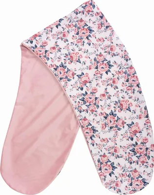 Produktbild von Roses & Smokey Pink Soft Velvet Kissenbezug für Schwangerschaftskissen „Bumerang”