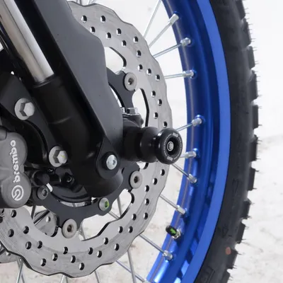 Produktbild von R&G Racing FSS0001BK Vorderradgabelrollen Yamaha Tenere 700 340409