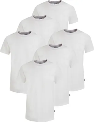 Produktbild von Jockey Herren T-Shirt, 6er Pack - Classic American T-Shirts, Rundhals, Relaxed Fit, Baumwolle Weiß L