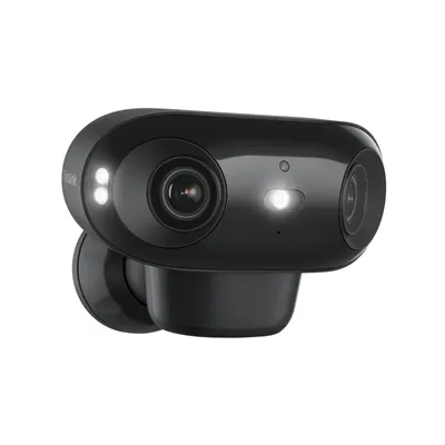 Obrázok produktu pre Reolink Argus 4 Pro+Solárny panel, 4K 8MP 2,4/5GHz WiFi bezpečnostná kamera na batérie, 180° dvojitý objektív, nočné videnie ColourX, inteligentná detekcia, čierna