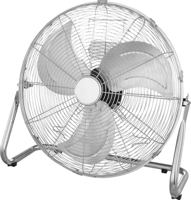 Image de DCG Eltronic Floor Fan Chrome 45cm 130W CRB1220 Turbo Industrial