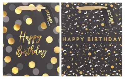 Imagen del producto de Bolsa de regalo Party, 18x23x10 cm, surtido de colores, marca STRIGO
