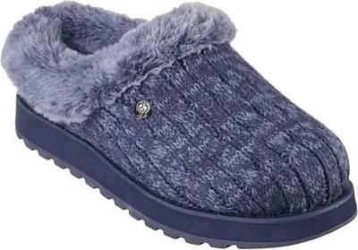 Produktbild von Skechers BOBS Damen Hausschuhe gefüttert Keepsakes Ice Angel Blau
