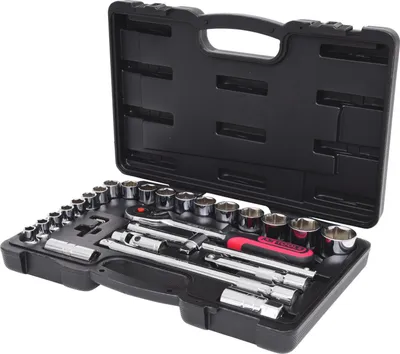 Image de KS Tools 1/2" CHROMEplus Jeu de douilles, 28 pièces
