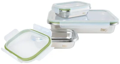 Produktbild von Homeware Edelstahl-Vorratsdosenset 3-tlg.