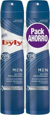 Produktbild von Byly For Men Deodorant Spray 2x200ml