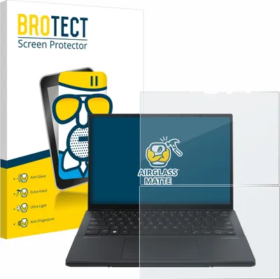 Produktbild von BROTECT Entspiegelungs Schutzglas für ASUS ZenBook Duo OLED 2024 UX8406 Schutzfolie Panzer Folie Glas Display Schutz matt