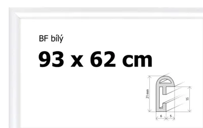 Immagine prodotto di BFHM Cornice per puzzle in plastica 93x62cm - bianco